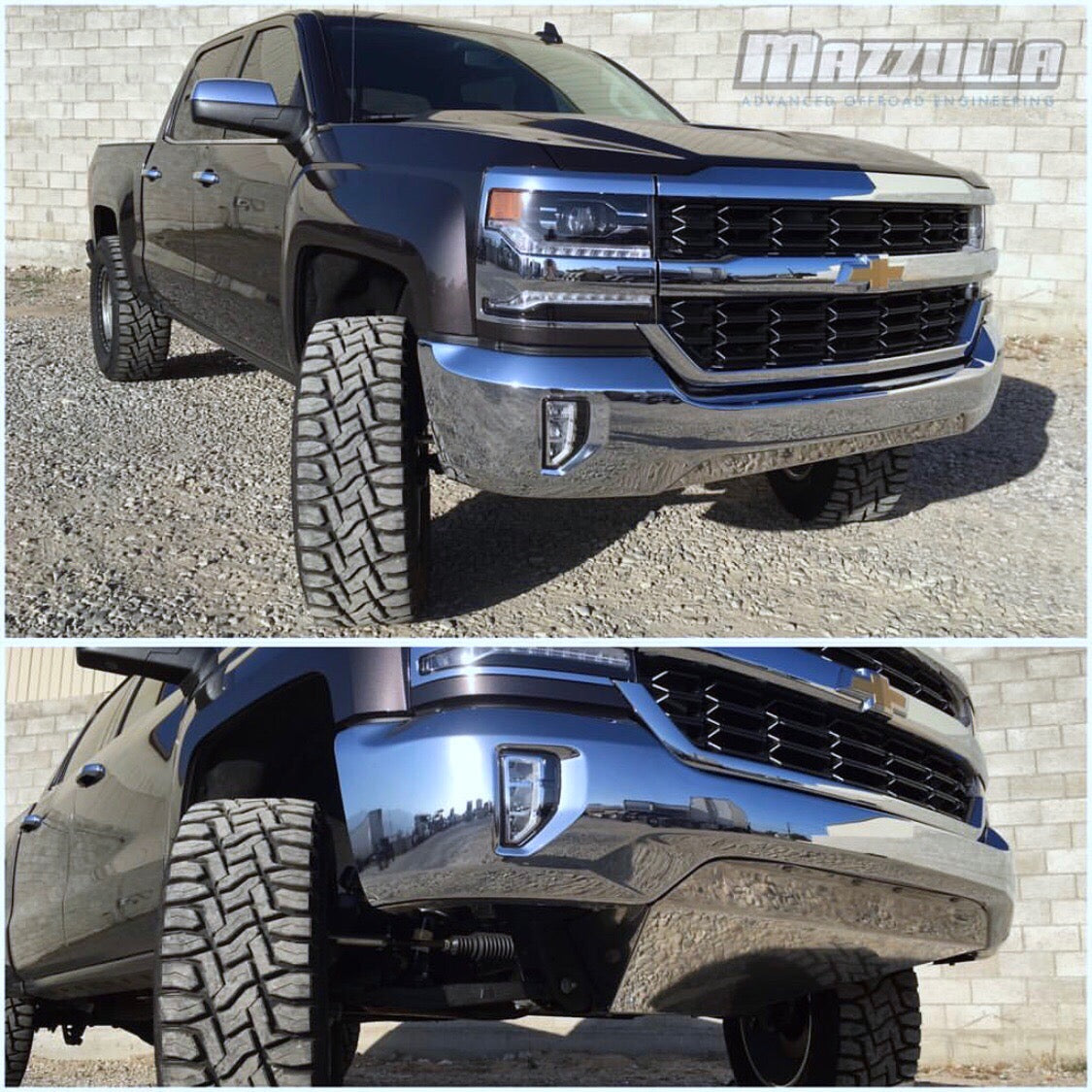 Front Bumper Valance / Skd Plate W/ Z71 For Chevrolet Slverado 1500