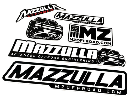 MZ STICKER PACK – Mazzulla Offroad