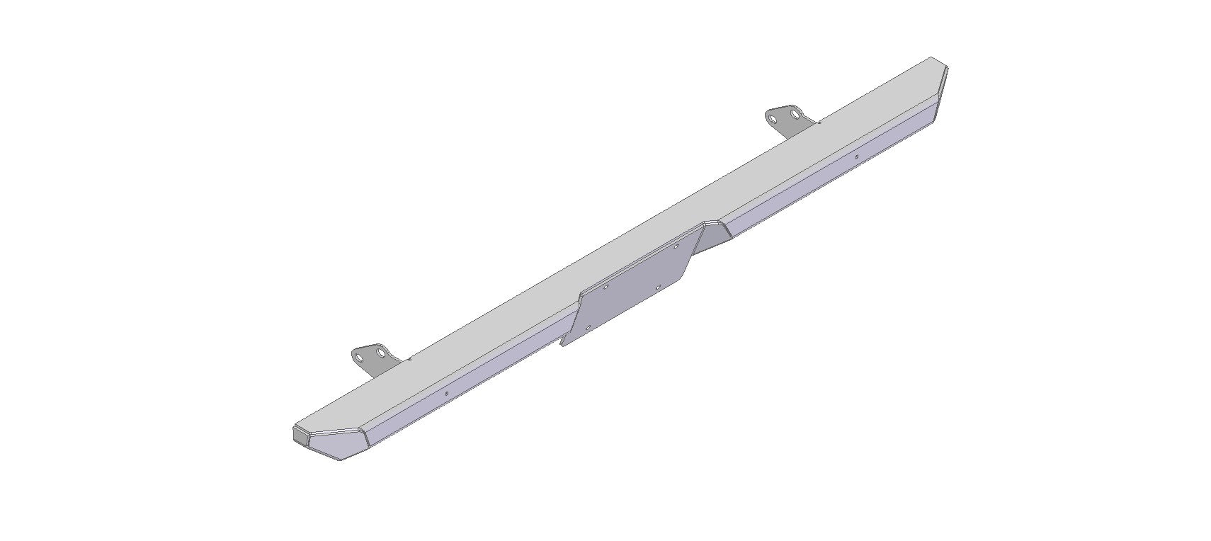 2007-2021 TOYOTA TUNDRA REAR PLATE BUMPER / MZB-T2-1A – Mazzulla